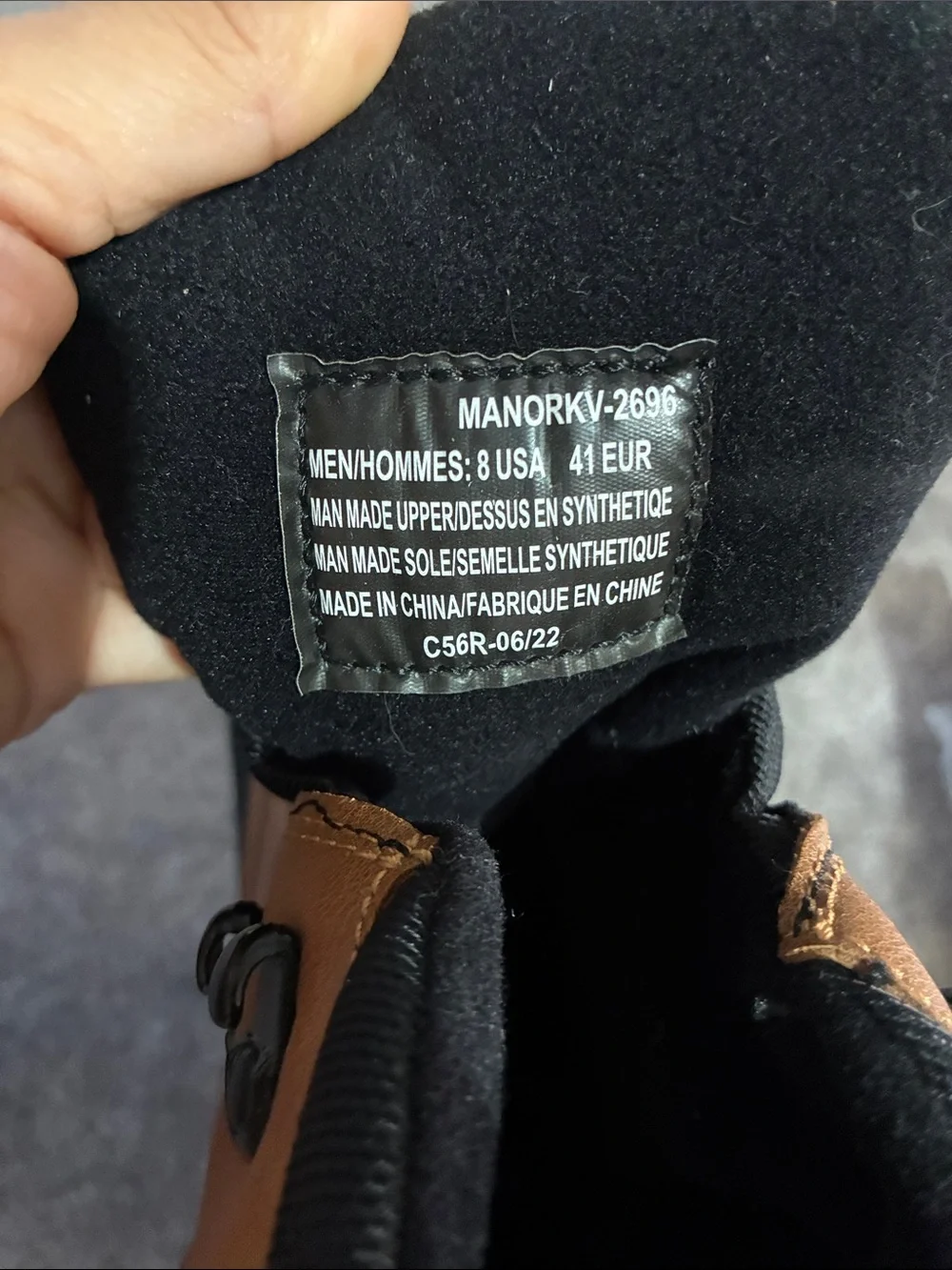 Lugz Two-Tone Anorak Waterproof Lace-Up Boots Brown/Black 8” Snow Outdoor Size 8